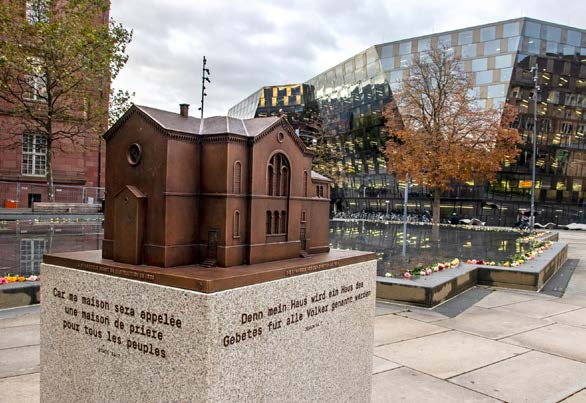 Bronzemodell der Alten Synagoge | Foto: Wolfgang Wick