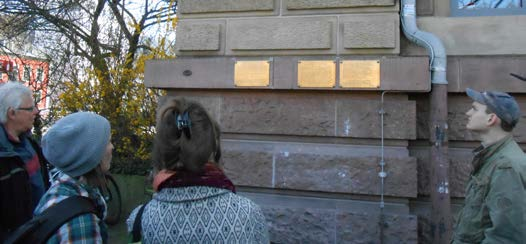 Stadtrundgang Freiburg im Nationalsozialismus, Station Lessingschule | Foto: Katrin Dietrich