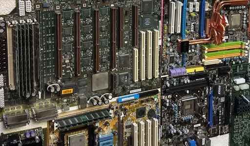 Fassade CCCFr mit Platinen 