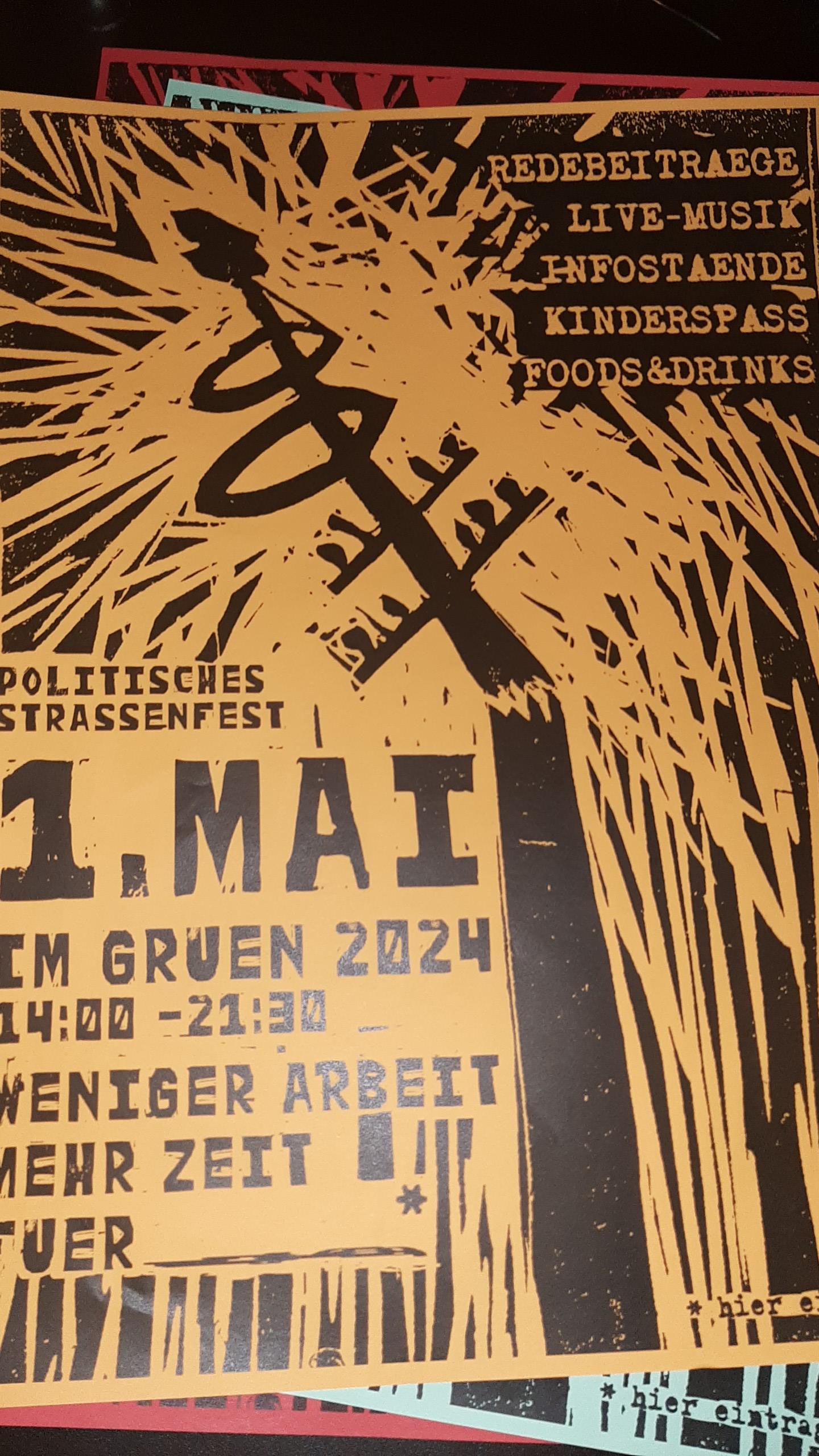 1. Mai Straßenfest im Grün
