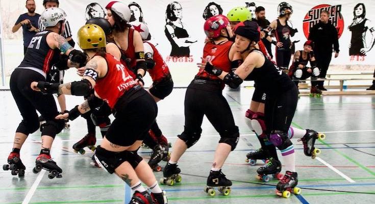 Roller Derby in action