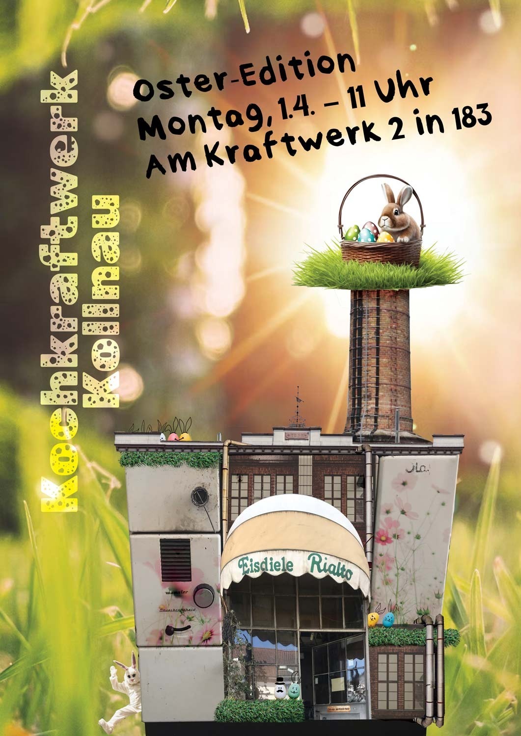 Ab 11 Uhr Brunch mit Ostersuche durch die Hallen :)