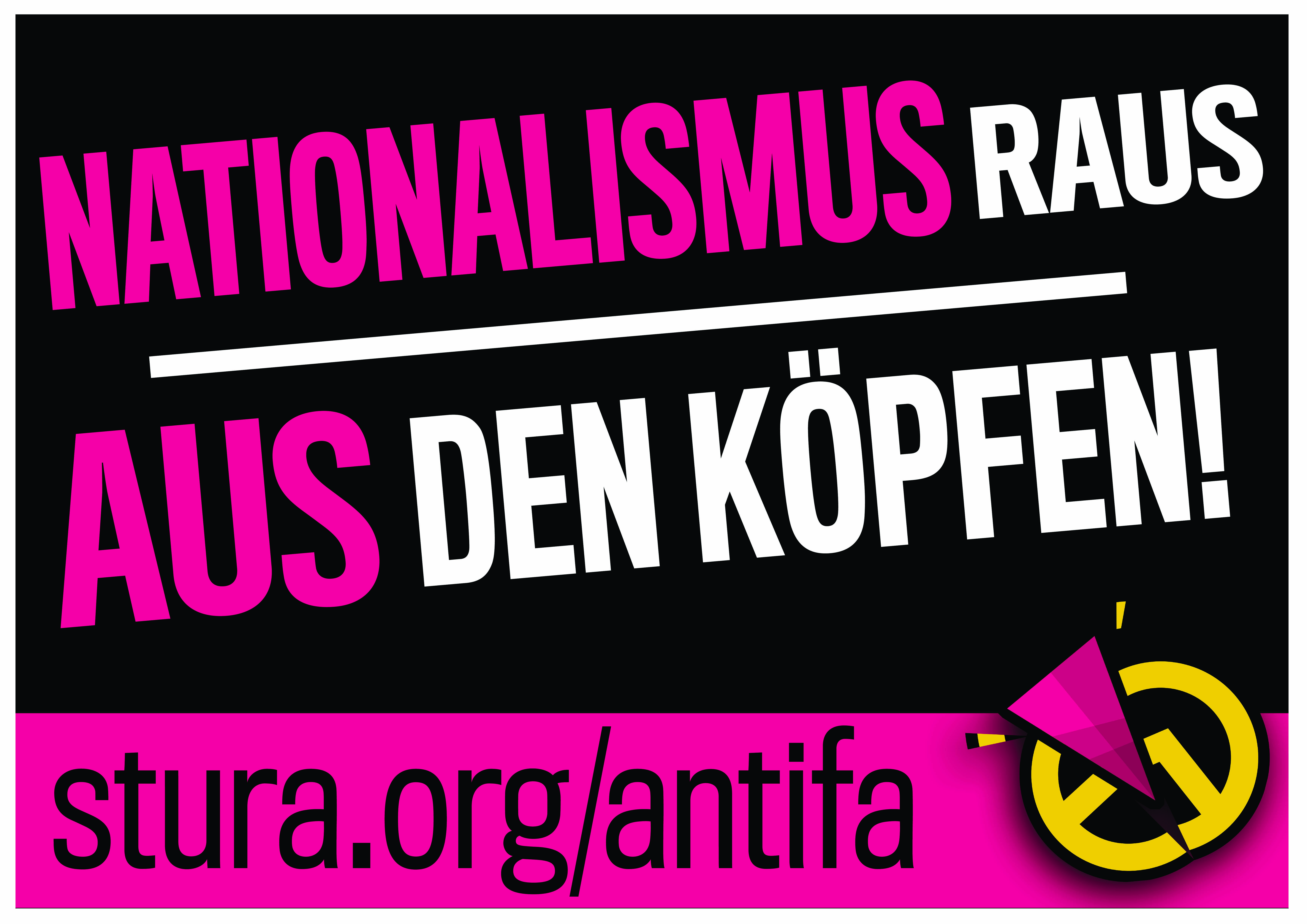 Referat gegen Faschismus Banner