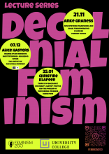 Decolonial Feminism Veranstalungsreihe